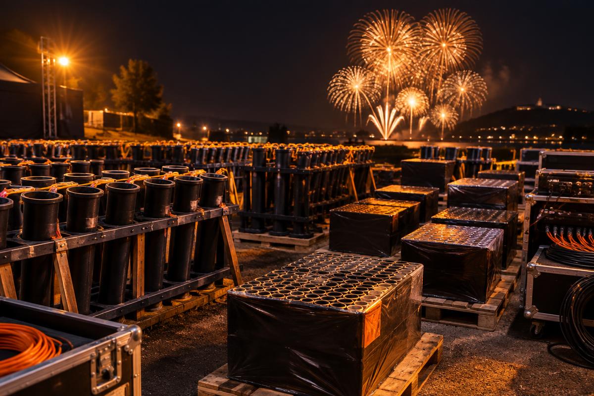 Catálogo de fogos e equipamentos pirotécnicos